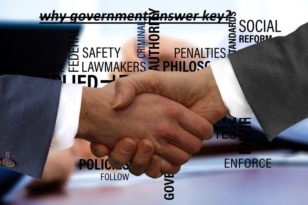 Why government answer key